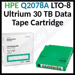 HPE Data Cartridge LTO-8 - Rewritable - 1 Pack - 12 TB (Native) / 30 TB (Compressed) - 960 m Tape Length