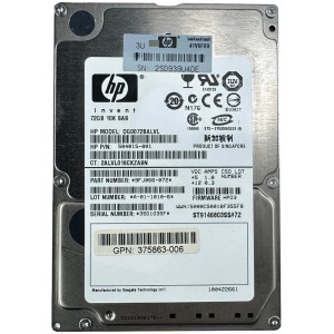 HPE 72 GB Proliant SAS 10K 2.5" HDD 504015-001 - DRIVE ONLY - for Proliant Gen 5,6,7 - Refurbished
