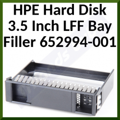 HPE (652994-001) Hard Disk 3.5 Inch LFF Bay Filler- for HPE PROLIANT Gen8, Gen9