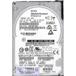 HPE 300 GB Enterprise Hot Plug SAS 2.5 Inch 10K Dual Port SFF Hard Disk 653955-001 - DRIVE ONLY - Condition: REFURBISHED