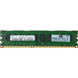 HPE 2 GB (1x2GB) Dual Rank x8 PC3-10600 DDR3-1333 Registered CAS-9 ECC Memory  (500656-B21) - Bundle of 3 Pieces - Condition: REFURBISHED