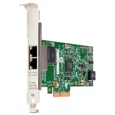 HPE 361T (2-Ports) PCI-e Dual Gigabit Ethernet NIC 656241-001 - 256MB Integrated buffer memory - Network Half Height Adapter. - Refurbished