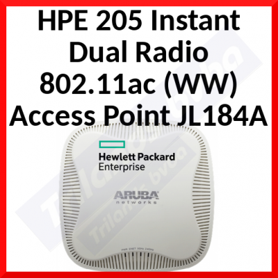 HPE 205 Instant Dual Radio 802.11ac (WW) Access Point JL184A