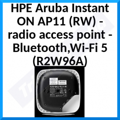 HPE Aruba Instant ON AP11 (RW) - Radio access point - Bluetooth, Wi-Fi 5 - 2.4 GHz, 5 GHz - wall / ceiling mountable