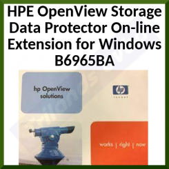 HPE OpenView Storage Data Protector On-line Extension for Windows B6965BA - Sealed Original OEM Packing