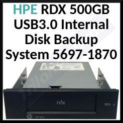 HPE (5697-1870) RDX 500GB USB3.0 Internal Disk Backup System - Refurbished