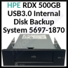 HPE (5697-1870) RDX 500GB USB3.0 Internal Disk Backup System