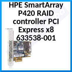 HPE SmartArray P420 RAID controller PCI Express x8 - 6 Gbit/s - Including 1 GB Memory - NO Backup Battery – Refurbished