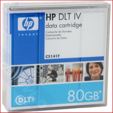 HPE DLT-IV Data Tape C5141F - 40 GB / 80 GB - Read / Write Cartridge