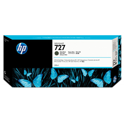 HP 727 (C1Q12A) Original Extra High Yield MATTE BLACK Ink Cartridge (300 Ml)
