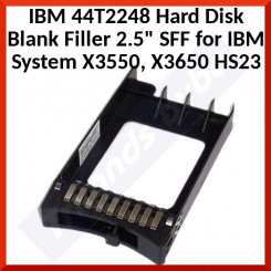 IBM 44T2248 Hard Disk Blank Filler 2.5" SFF for IBM System X3550, X3650 HS23 - Original Packing - Clearance Sale - Opruiming - Déstockage - Lagerräumung