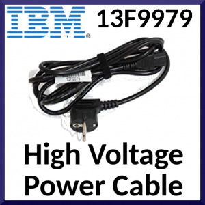 IBM Black Euro Power Cord Cable 13F9979 - GFC-3R - 10A 250V