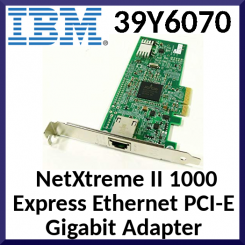 IBM NetXtreme II 1000 Express Ethernet PCI-E Gigabit Adapter 39Y6070 - Refurbished