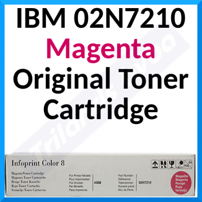 IBM 02N7210 Magenta Original Toner Cartridge (3000 Pages) for IBM Color 8, 8e, InfoPrint Color 8, 8e