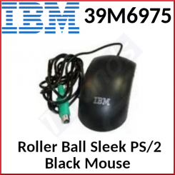 IBM Roller Ball Sleek PS/2 Black Mouse 39M6975 - Special Offer
