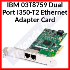 IBM 03T8759 Dual Port I350-T2 Ethernet Adapter Card (Refurbished)