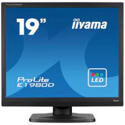 Iiyama ProLite E1980D-B1 - LED monitor - 19" - 1280 x 1024 @ 60 Hz - TN - 250 cd/m - 1000:1 - 5 ms - DVI, VGA - matte black
