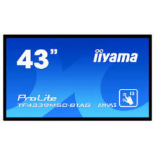 Iiyama ProLite TF4339MSC-B1AG - 43" Diagonal Class (42.5" viewable) LED-backlit LCD display - interactive digital signage - with touchscreen (multi touch) - 1080p (Full HD) 1920 x 1080 - matte black