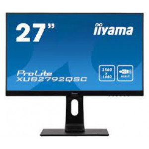 Iiyama ProLite XUB2792HSN-B5 LED monitor 27" 1920 x 1080 Full HD (1080p) @ 75 Hz IPS 250 cd/m² 1000:1 4 ms HDMI, DisplayPort, USB-C speakers matte black