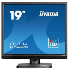Iiyama ProLite E1980S-B1 LED monitor 19" 1280 x 1024 @ 75 Hz TN 250 cd/m² 1000:1 3 ms HDMI, DisplayPort speakers matte black