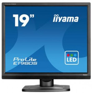 Iiyama ProLite E1980S-B1 LED monitor 19" 1280 x 1024 @ 75 Hz TN 250 cd/m² 1000:1 3 ms HDMI, DisplayPort speakers matte black