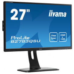 Iiyama ProLite XU2792UHSU-B1 - LED monitor - 27" (27" viewable) - 3840 x 2160 4K - IPS - 300 cd/m - 1000:1 - 4 ms - HDMI, DVI, DisplayPort - speakers
