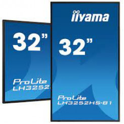 iiyama ProLite LH3252HS-B1 - 32" Diagonal Class (31.5" viewable) LED-backlit LCD display - digital signage - Android - 1080p 1920 x 1080 - matte black