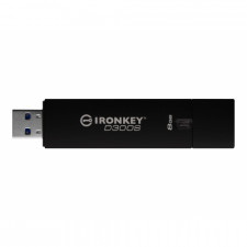 Kingston IronKey D300S Managed - USB flash drive - encrypted - 64 GB - USB 3.1 Gen 1 - FIPS 140-2 Level 3
