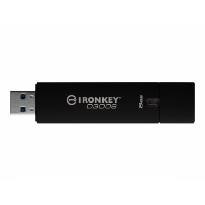 Kingston 128GB IronKey D300S Managed - USB flash drive - encrypted - 128 GB - USB 3.1 Gen 1 - FIPS 140-2 Level 3