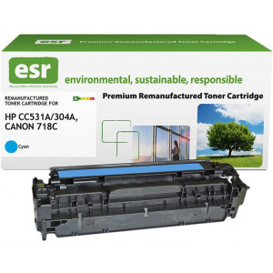 ESR Toner cartridge compatible with HP CC531A cyan remanufactured 2.800 pages