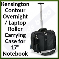 Kensington Contour Overnight / Laptop Roller Carrying Case for 17" Notebook