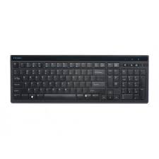 Kensington Advance Fit Slim - Keyboard - wireless - 2.4 GHz - Belgium - black - retail