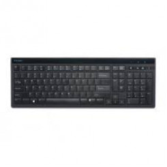 Kensington Advance Fit Slim - Keyboard - wireless - 2.4 GHz - Belgium - black - retail