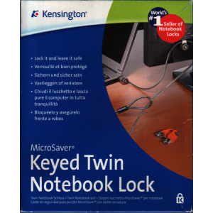 Kensington Notebook MicroSaver Keyed Twin Lock System  (906-2593-02)