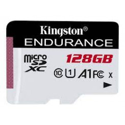 Kingston High Endurance - Flash memory card - 128 GB - A1 / UHS-I U1 / Class10 - microSDXC UHS-I