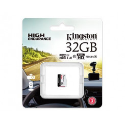 Kingston High Endurance - Flash memory card - 32 GB - A1 / UHS-I U1 / Class10 - microSDHC UHS-I