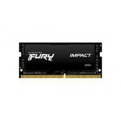 Kingston FURY Impact - DDR5 - module - 16 GB - SO-DIMM 262-pin - 4800 MHz / PC5-38400 - CL38 - 1.1 V - unbuffered - on-die ECC