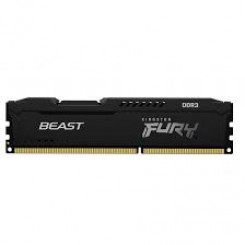 Kingston FURY Beast - DDR3 - module - 8 GB - DIMM 240-pin - 1600 MHz / PC3-12800 - CL10 - 1.5 V - unbuffered - non-ECC - black