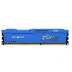 Kingston FURY Beast - DDR3 - kit - 16 GB: 2 x 8 GB - DIMM 240-pin - 1600 MHz / PC3-12800 - CL10 - 1.5 V - unbuffered - non-ECC - blue
