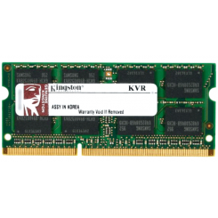 Kingston 4 GB SO-Dimm DDR3L Memory KCP3L16SS8/4 - DDR3L - 4 GB - SO-DIMM 204-pin - 1600 MHz / PC3L-12800 - CL11 - 1.35 V - unbuffered - non-ECC - for Acer, Dell, HP, Lenovo, Toshiba