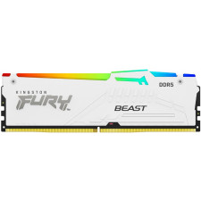 Kingston FURY Beast RGB DDR5 module 16 GB DIMM 288-pin 5600 MHz / PC5-44800 CL36 1.25 V unbuffered on-die ECC white