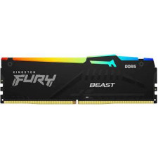 Kingston FURY Beast RGB - DDR5 - module - 32 GB - DIMM 288-pin - 5600 MHz / PC5-44800 - CL40 - 1.25 V - unbuffered - on-die ECC