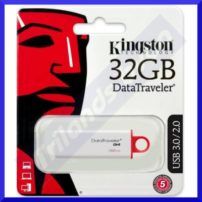 Kingston 32 GB DataTraveler G4 - USB flash drive - 32 GB - USB 3.0 - Red (DTIG4/32GB) 