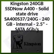Kingston 240GB SSDNow A400 - Solid state drive SA400S37/240G - 240 GB - internal - 2.5" - SATA 6Gb/s