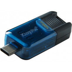 Kingston DataTraveler 80 M 128 GB USB 3.2 (Gen 1) Type C Flash Drive - 200 MB/s Read Speed - 200 MB/s Write Speed