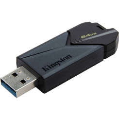 Kingston 64 GB DataTraveler Exodia 64 GB USB 3.2 (Gen 1) Type A Flash Drive - Matte Black