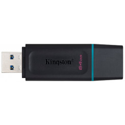 Kingston 64 GB DataTraveler Exodia 64 GB USB 3.2 (Gen 1) Flash Drive DTX/64GB - Black, Teal