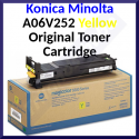 Konica Minolta A06V252 Yellow Original Toner Cartridge (6000 Pages) for Minolta MagiColor 5550, 5500DN, 5570, 5570EN, 5650EN, 5670EN