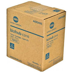 Konica Minolta TN-P51C Cyan Original Toner Cartridge A0X5455 (5000 Pages) for Konica Minolta BizHub C3110