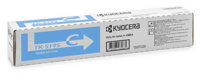 Kyocera TK-5195C Cyan Toner Original Cartridge (7000 Pages) for Kyocera TaskAlfa 306CI